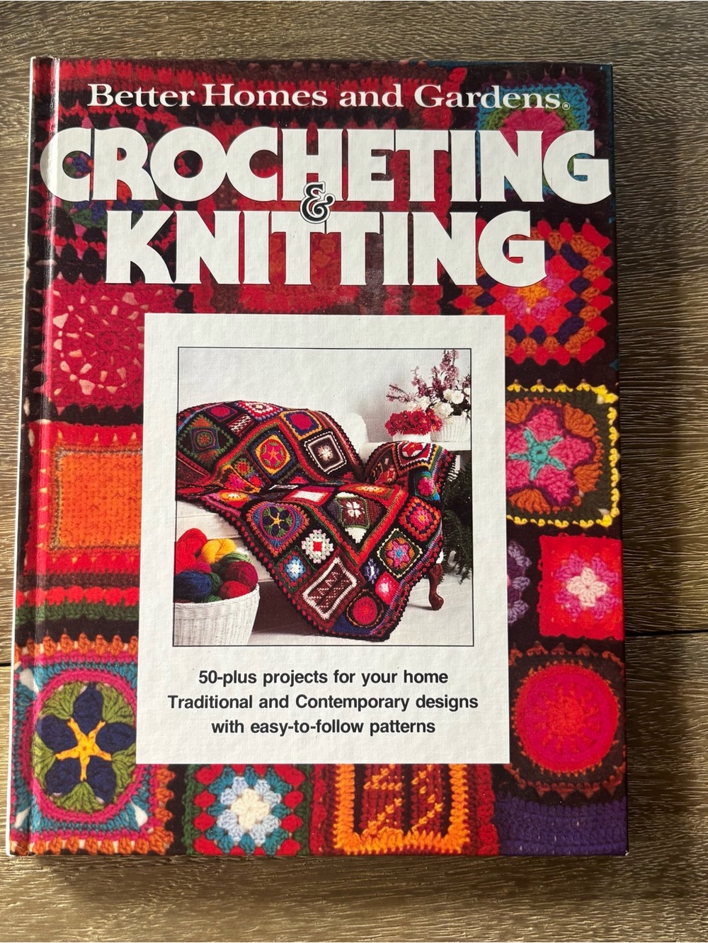 Vintage Better Homes and Gardens Crocheting & Knitting Hardcover Book